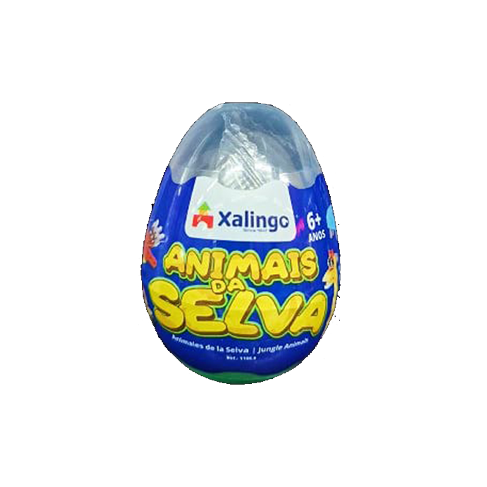 Ovo Surpresa Blocos de Montar Animais da Selva Xalingo