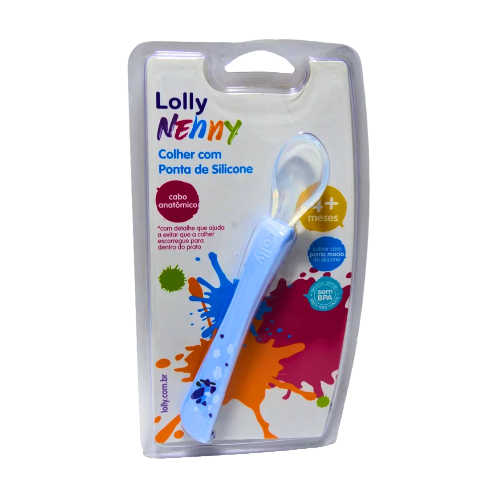 Colher Lolly Ponta Silicone Joy