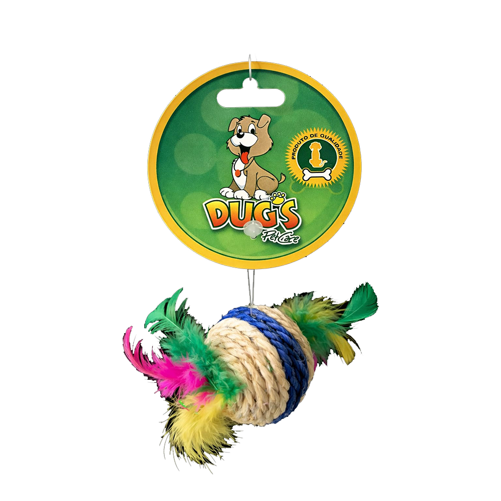 Brinquedo Dug's P/Gato Sisal Pequeno