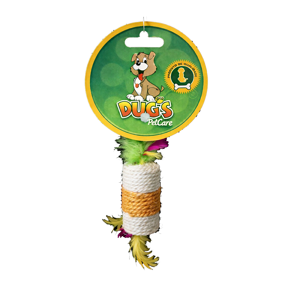 Brinquedo Dug's P/Gato Sisal Médio