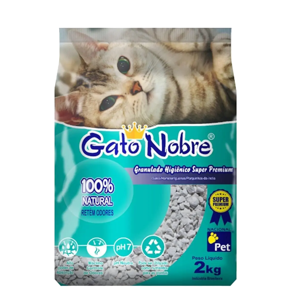 Areia Sanitária Gato Nobre Granulada