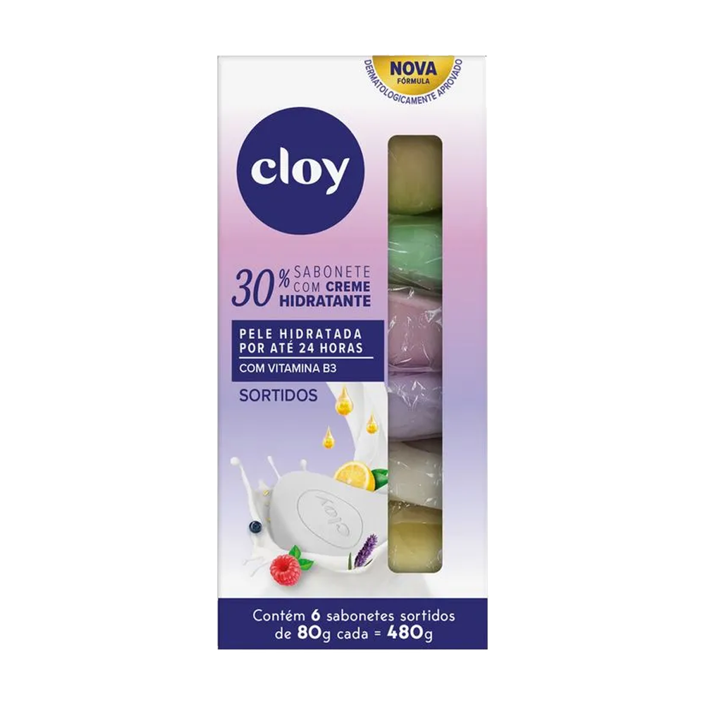 Kit Sabonete Cloy Beauty Bar C/6