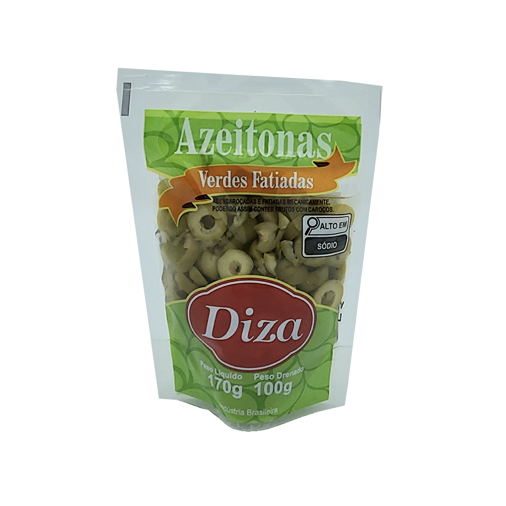 Azeitonas Verdes Diza Fatiada/Sem Caroço