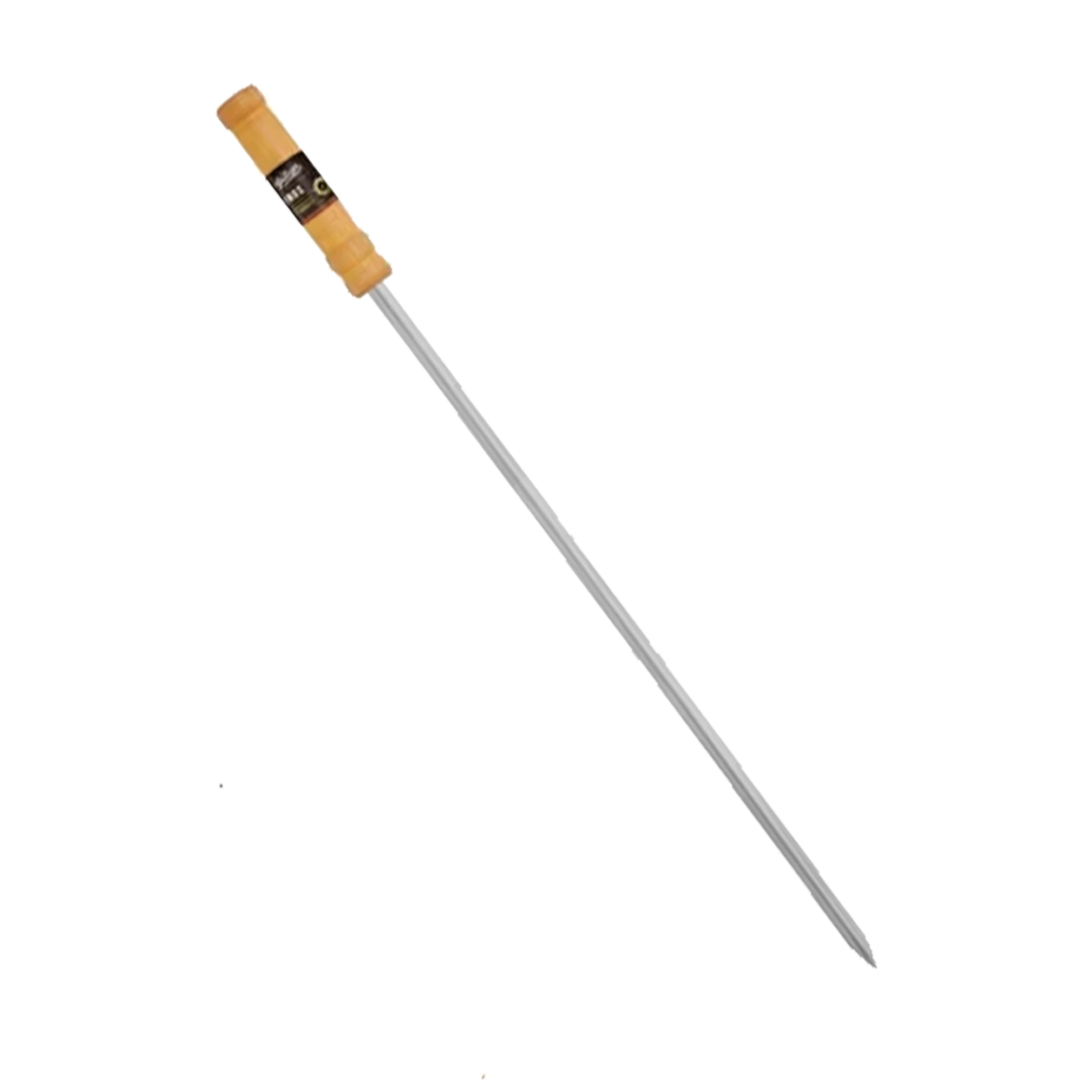 Espeto Grilazer 1 Haste Aço Prata 75CM