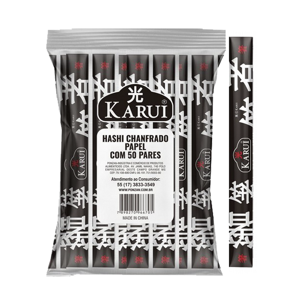 Hashi de Bambu Karui Chanfrado