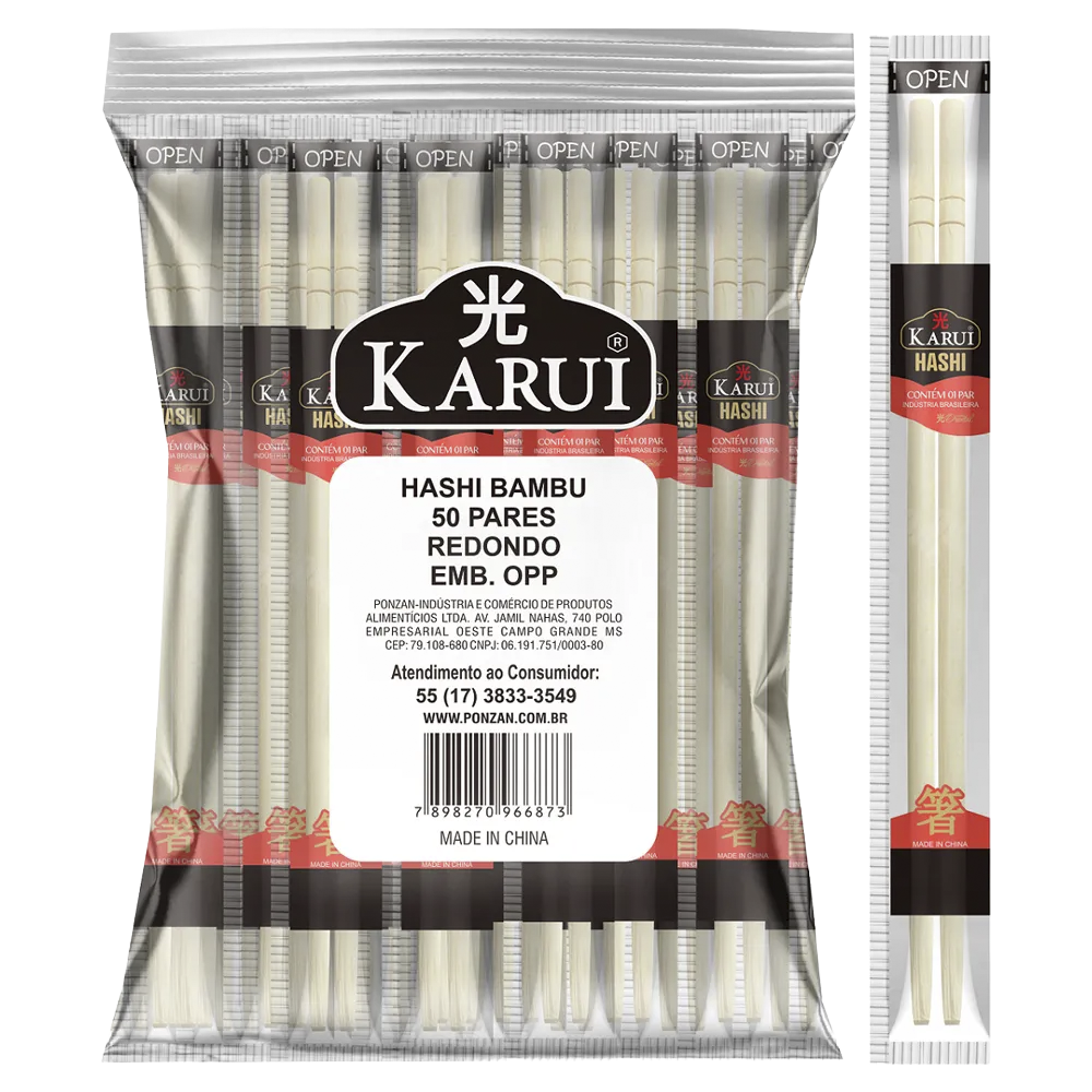 Hashi de Bambu Karui Redondo OPP