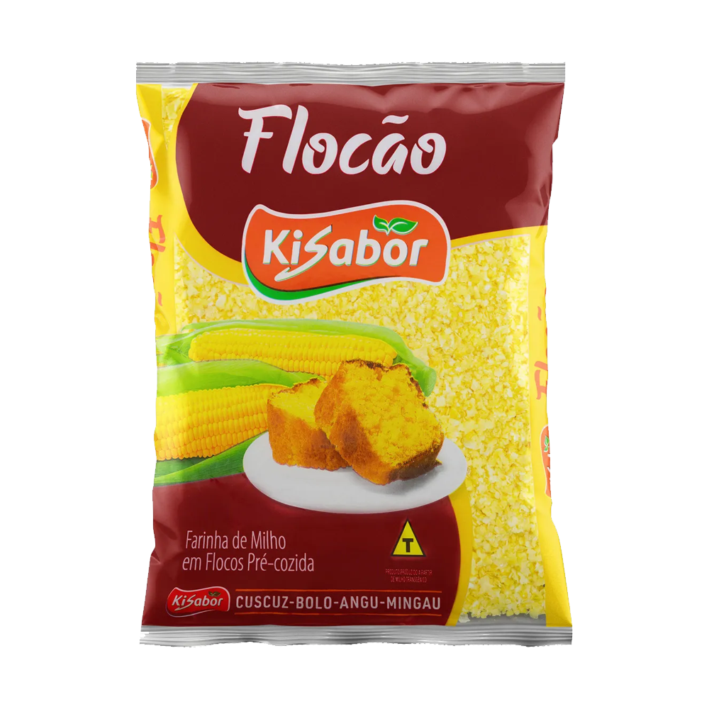 Farinha de Milho Flocão Kisabor