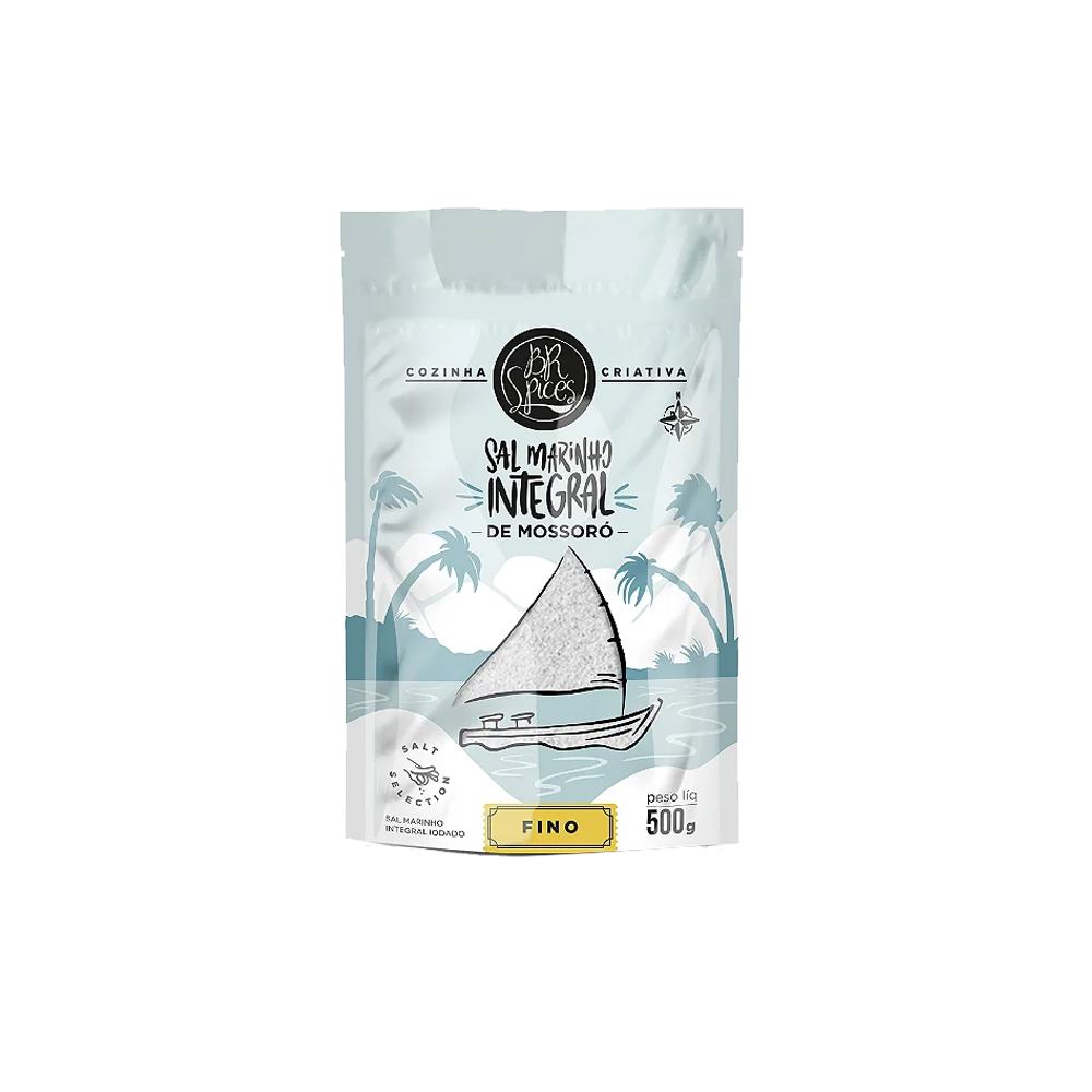 Sal BR Spices Marinho de Mossoró Fino