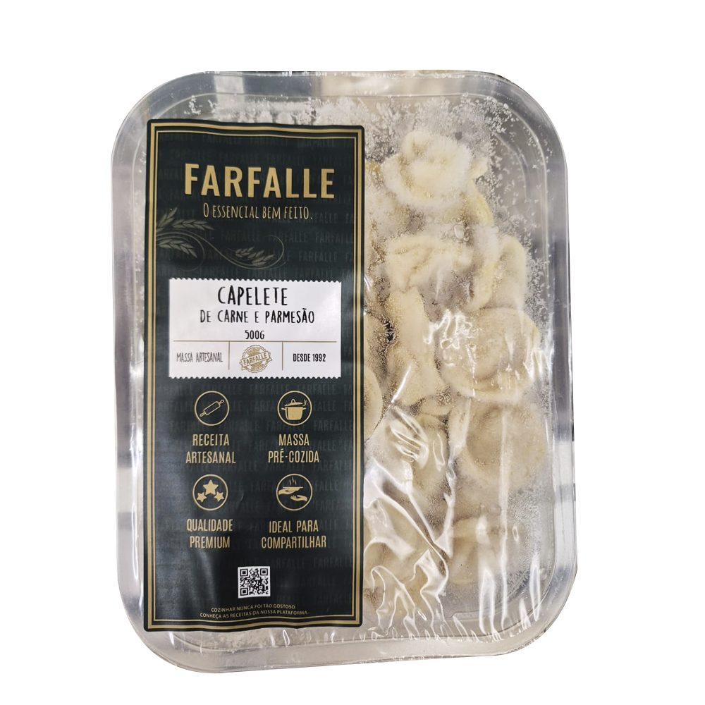 Capelete Farfalle Carne e Parmesão
