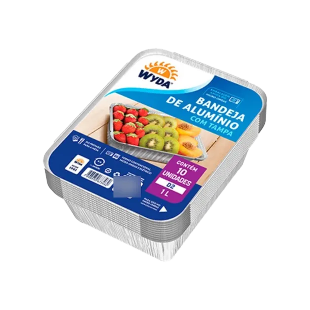 Bandeja de Alumínio Wyda 500ML
