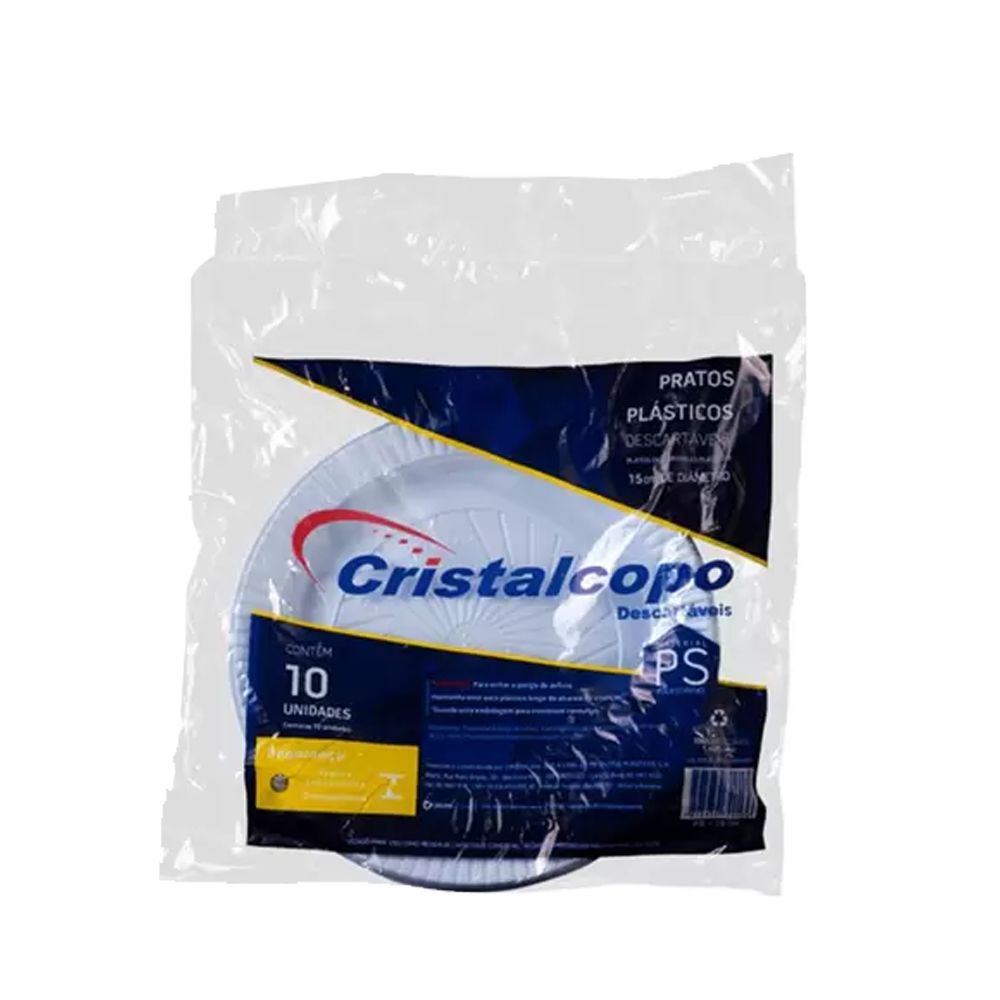 Prato Cristalcopo Branco N.15