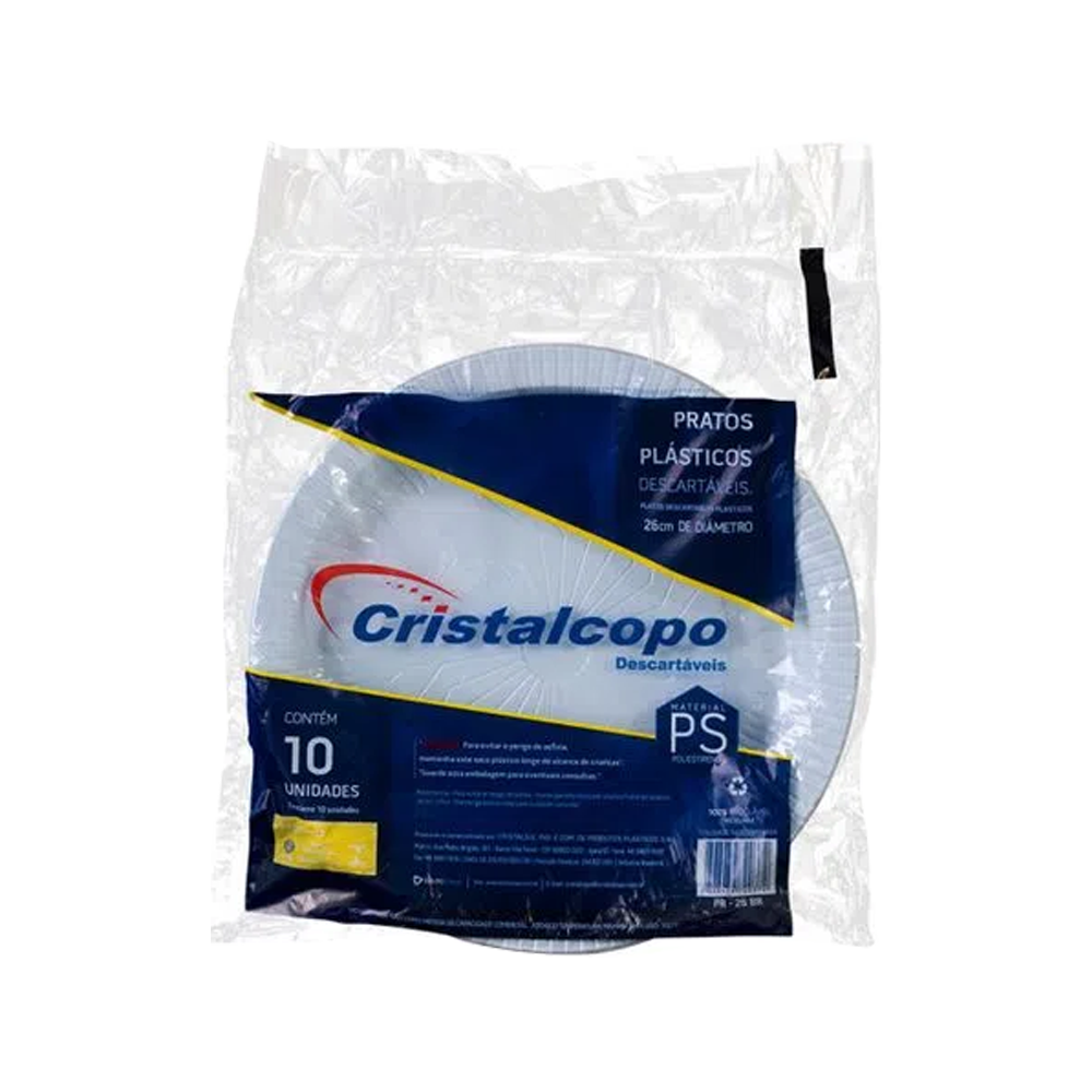 Prato Cristalcopo Branco N.26