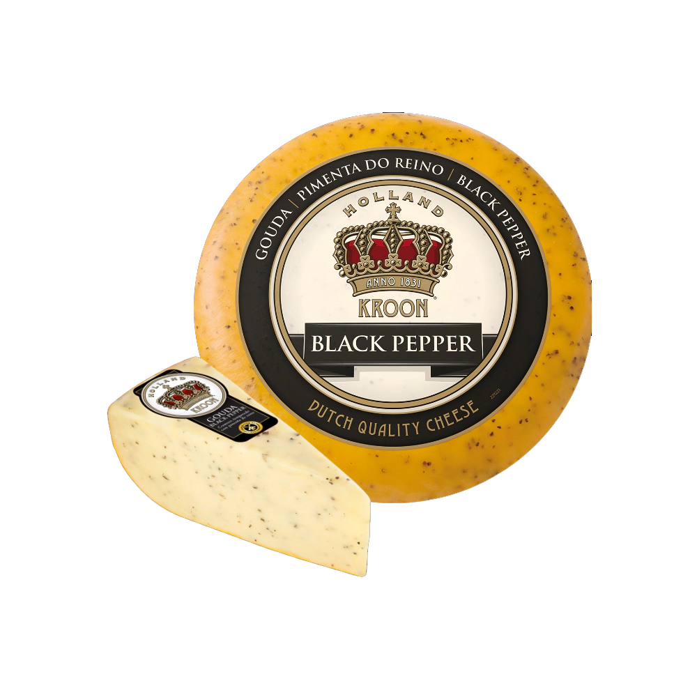 Queijo Holandês Kroon Black Pepper