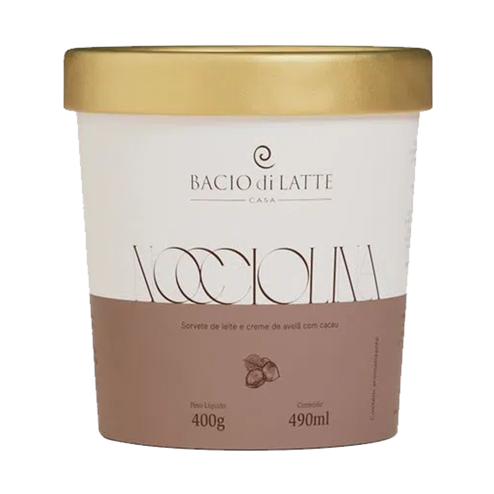 Sorvete Bacio di Latte (Exceto Vegano)