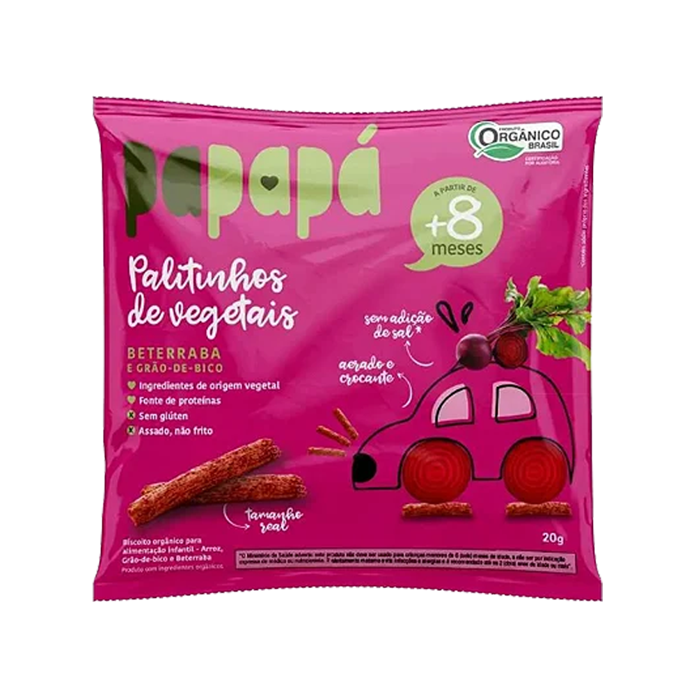 Palitinho Vegetal Orgânico Papapá