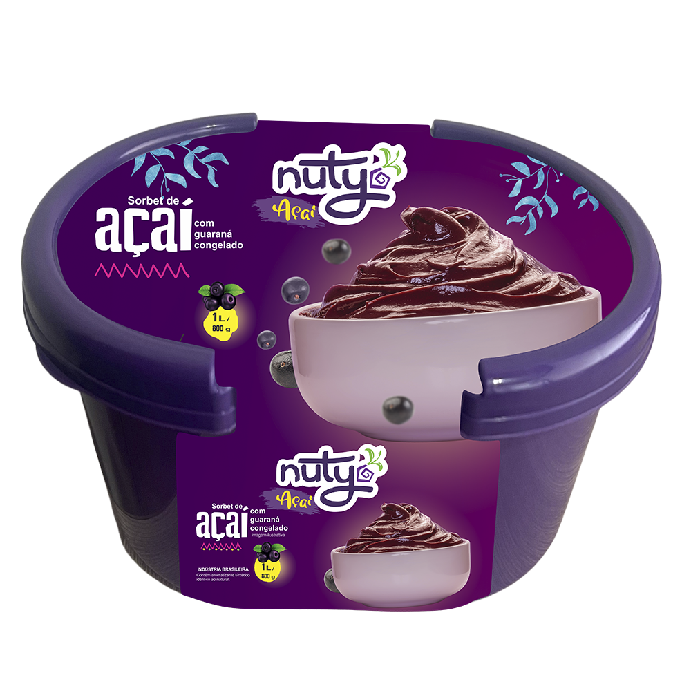 Açaí C/Guaraná Nuty (Exceto Paçoca)