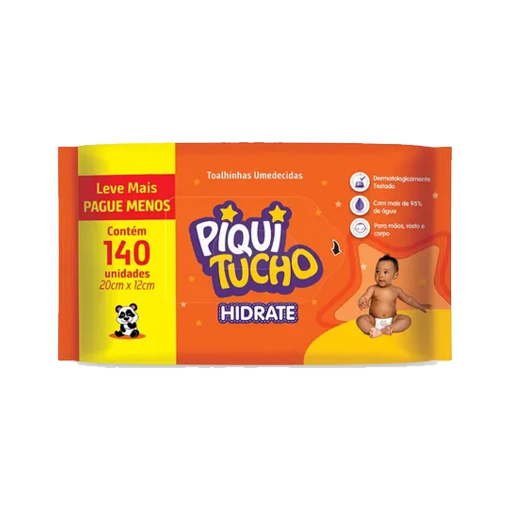 Lenço Umedecido Piquitucho