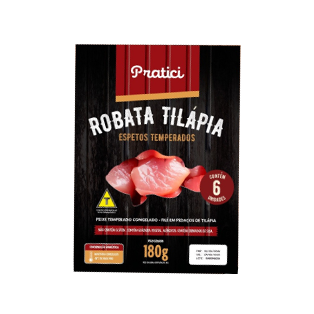 Espeto Robata Tilápia Pratici