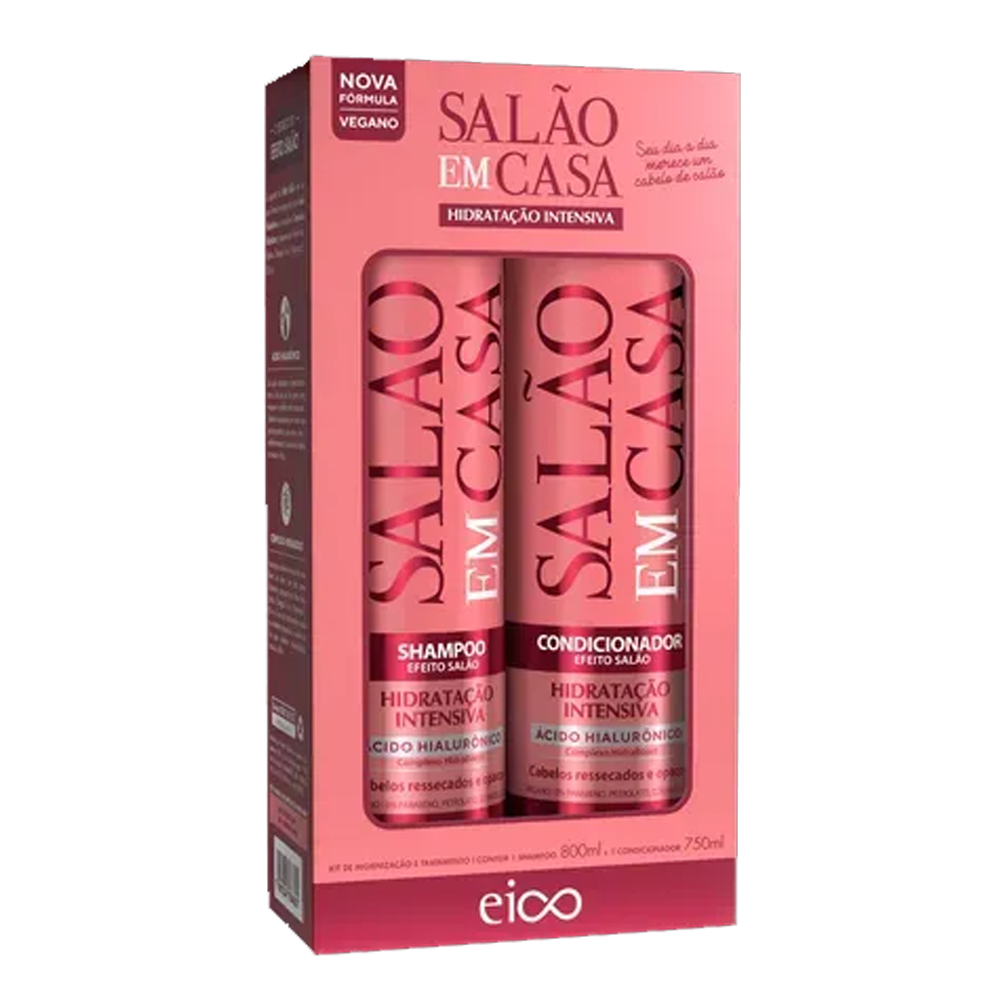 Shampoo + Condicionador Eico Salão em Casa