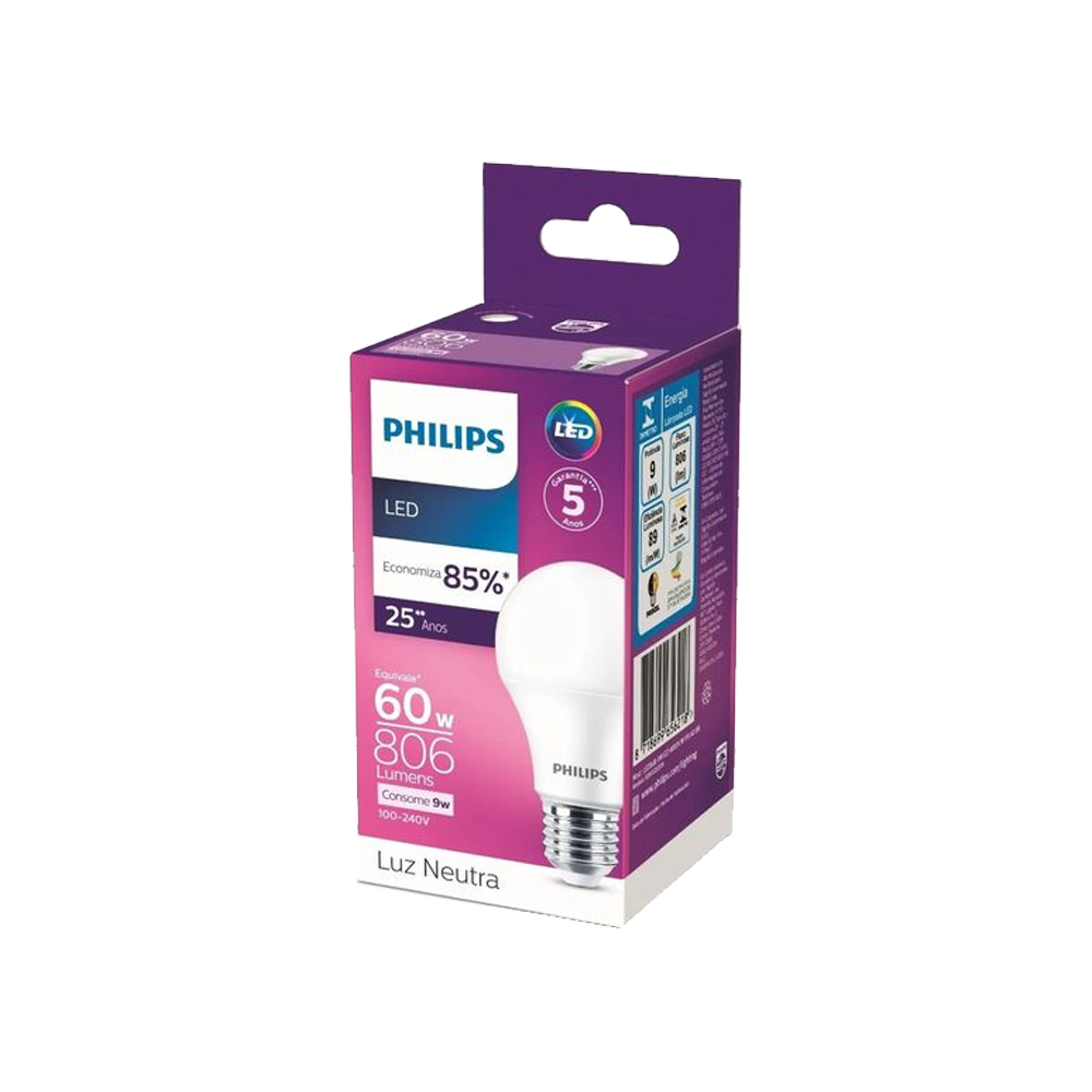 Lâmpada Philips Led Bulb 9W Bivolt