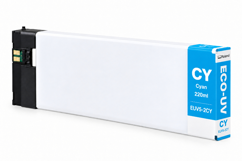 ROLAND ECO UV5 CYAN 220 ML bild 1