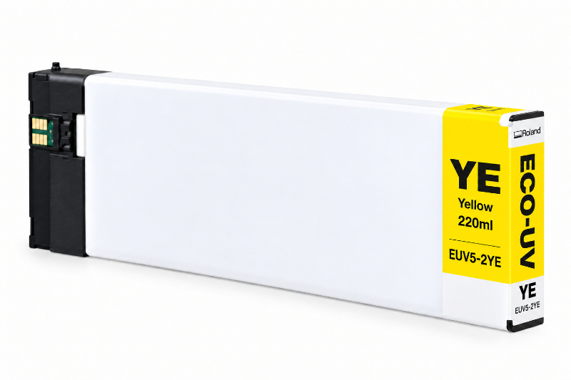 ROLAND ECO UV5 YELLOW 220 ML bild 1