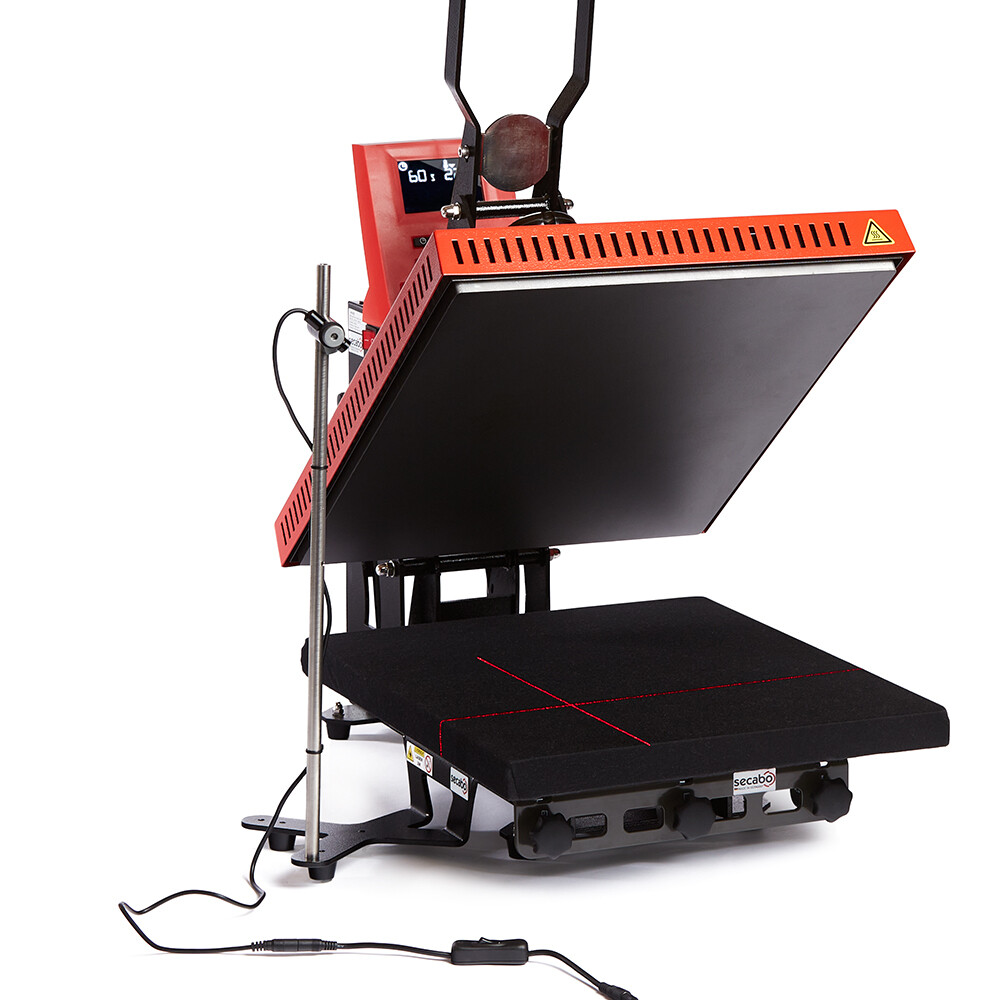 Secabo modular single cross laser with accessory holder for quick coupler bild 1
