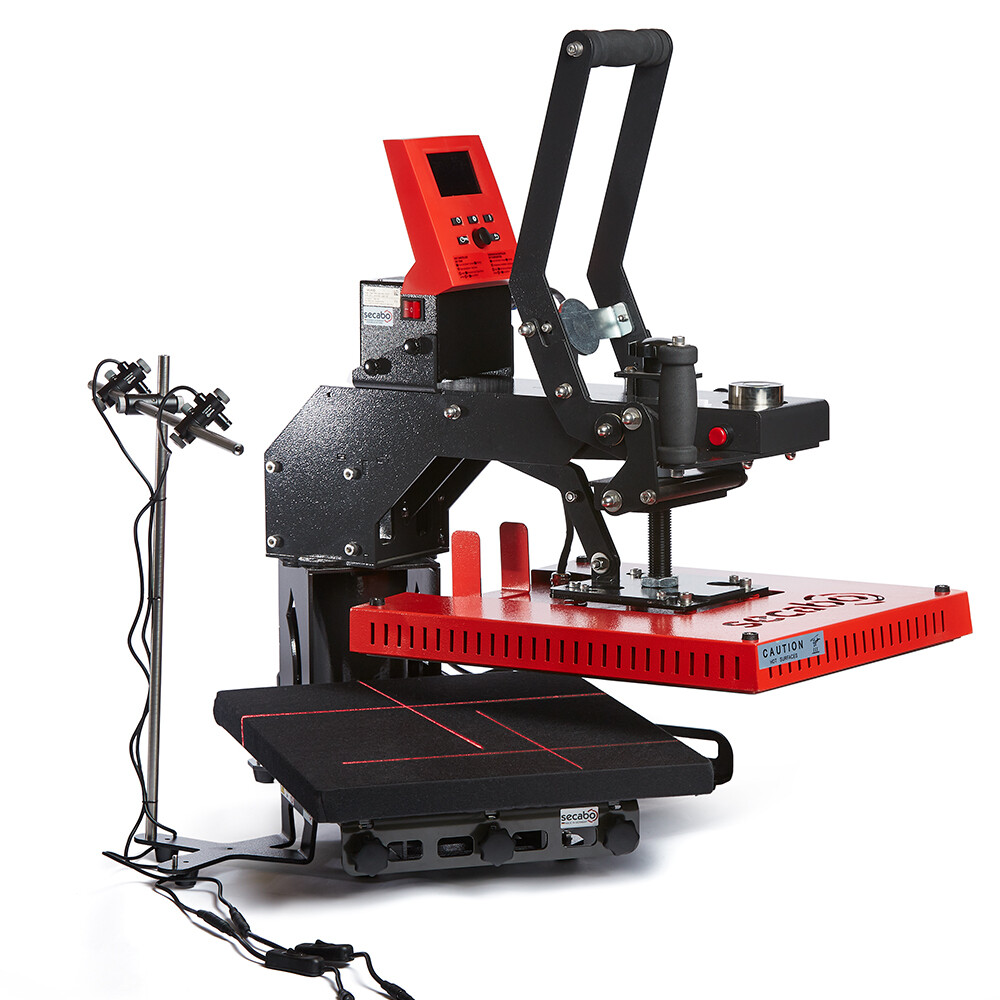 Secabo modular double cross laser with accessory holder for quick coupler bild 1