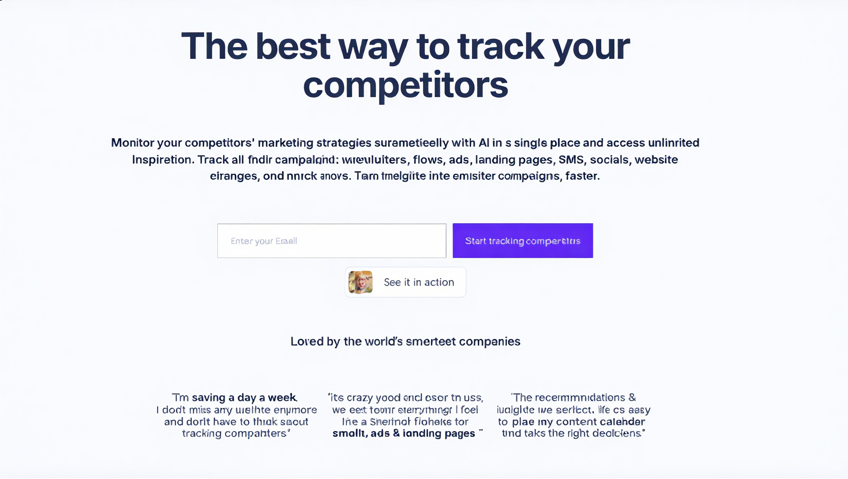 Panoramata competitive intelligence platform overview