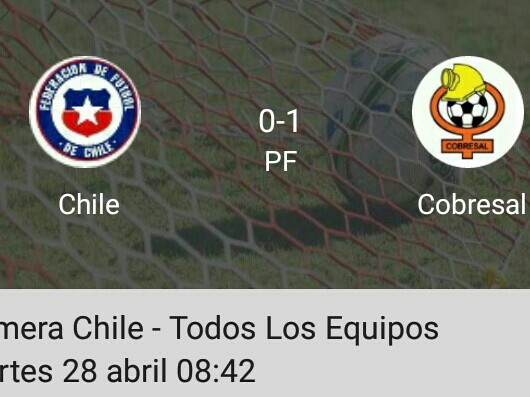 Les Ganaron  A Chile