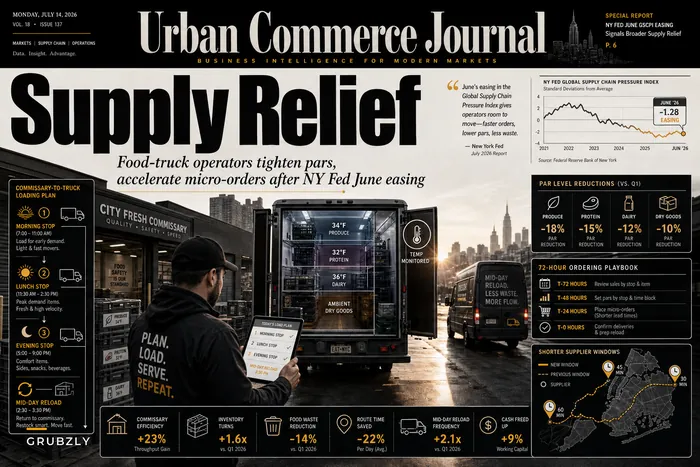 After June's supply‑chain relief: quick inventory, ordering and routing moves food trucks can make this summer