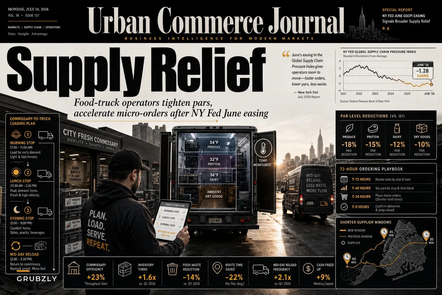 After June's supply-chain relief: quick inventory, ordering and routing moves food trucks can make this summer