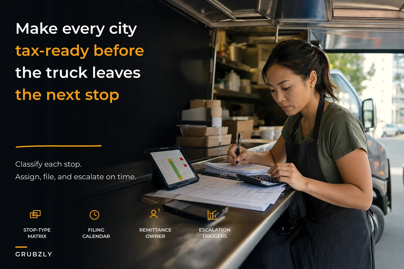Multi-city sales tax remittance system for mobile vendors