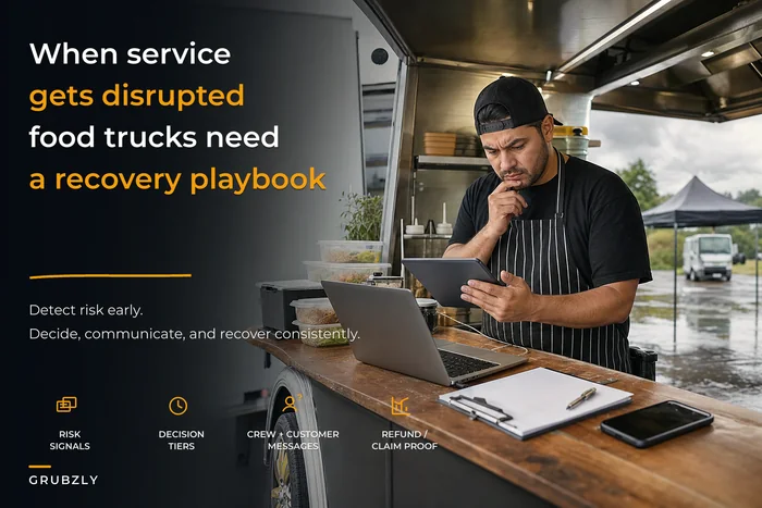 Operational risk playbook for mobile food vendors