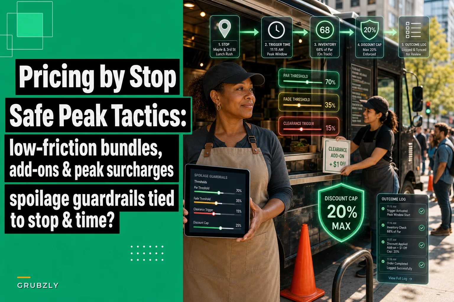 Pricing by stop: low-friction, safe dynamic pricing tactics and signage for peak windows