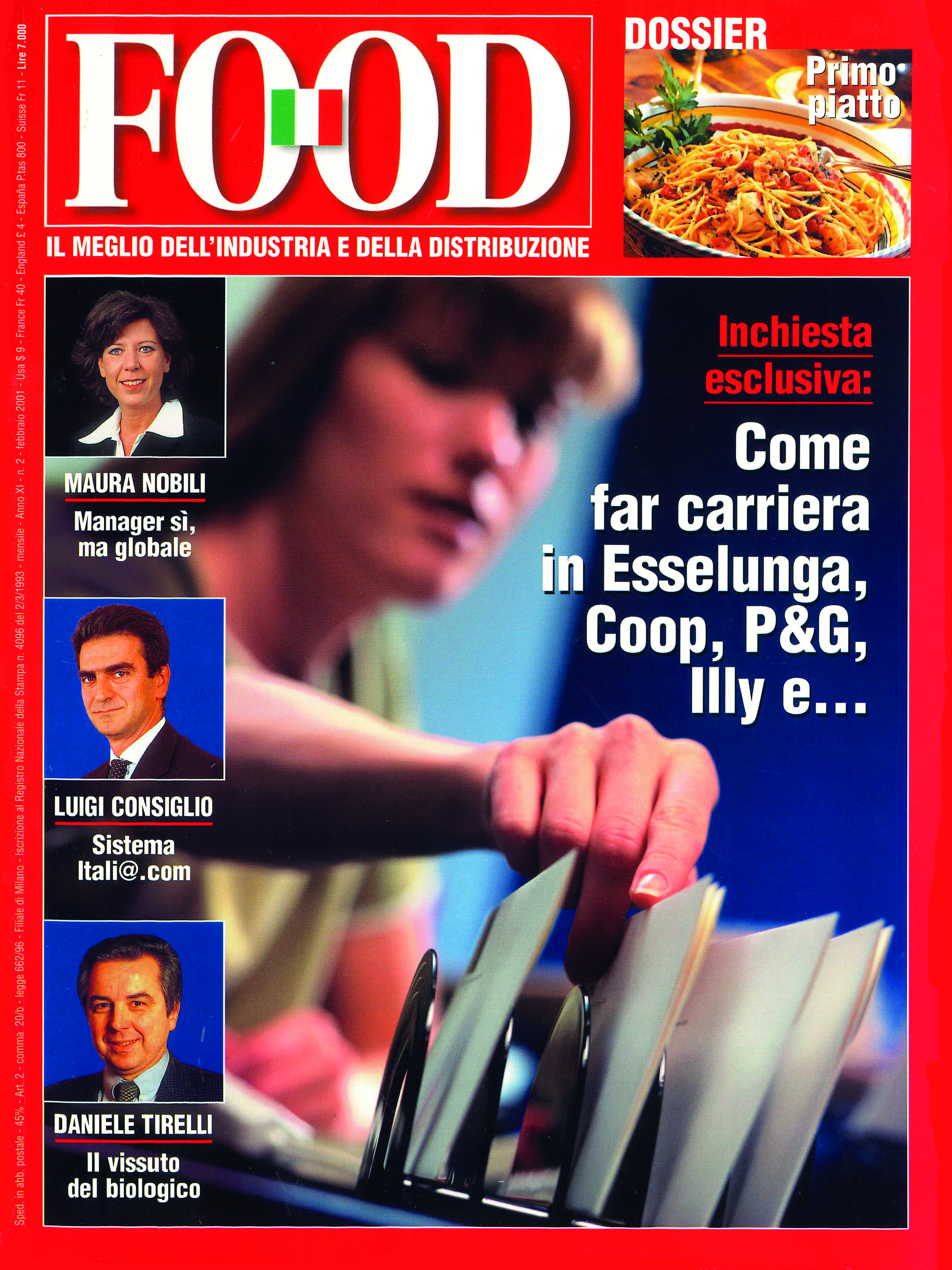 Copertina FOOD Febbraio 2001