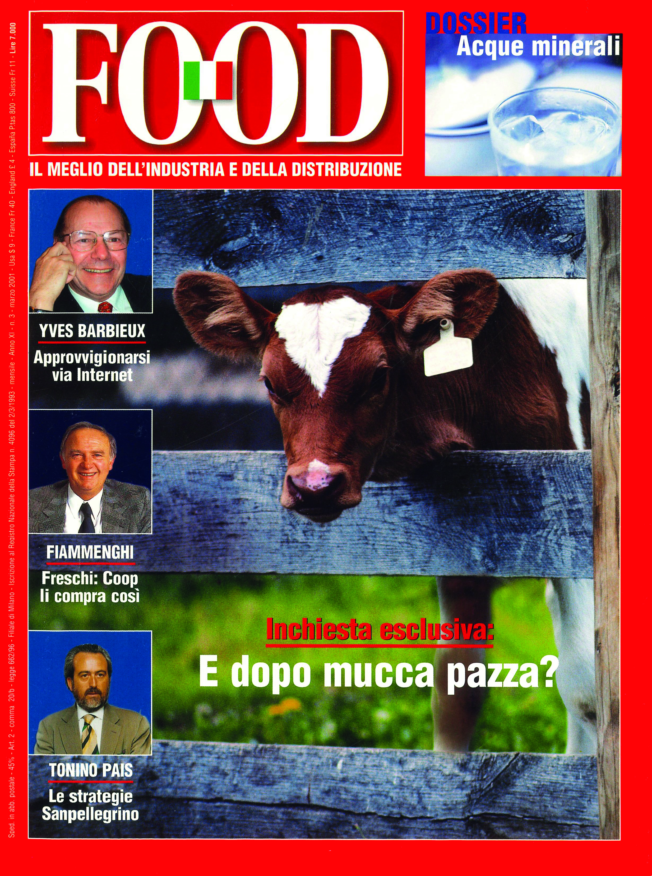 Copertina FOOD Marzo 2001