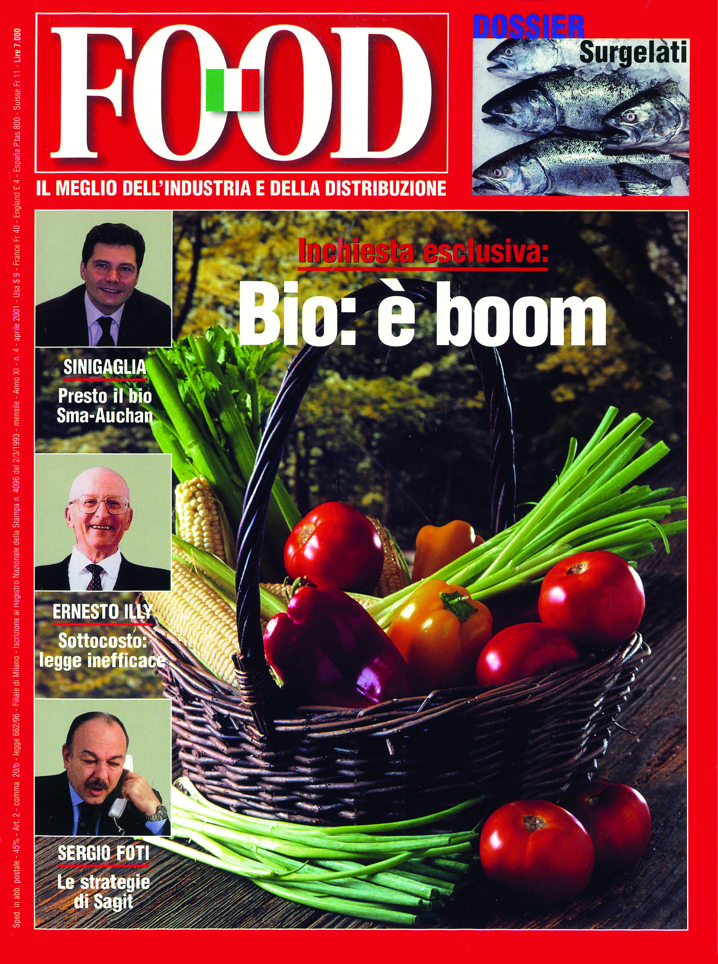 Copertina FOOD Aprile 2001
