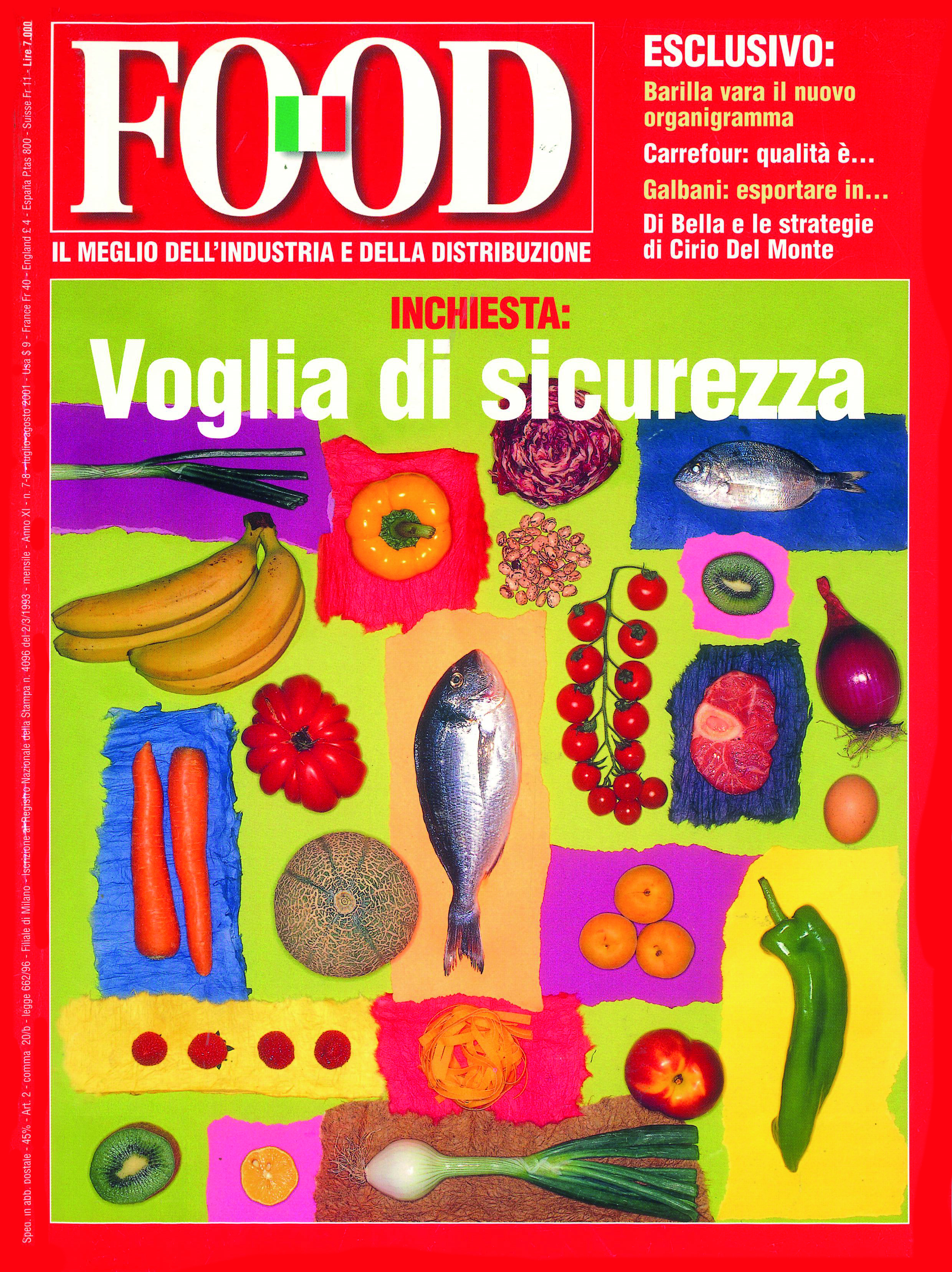 Copertina FOOD Luglio-Agosto
