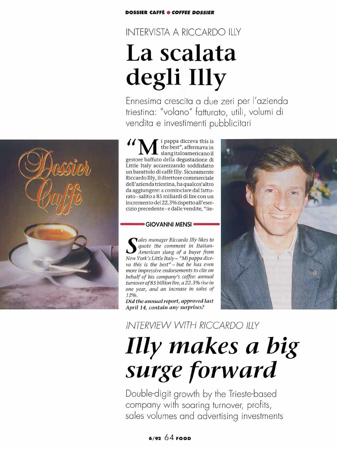 Intervista a Riccardo Illy