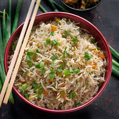 Veg Fried Rice Recipe | Vegetable Fried Rice