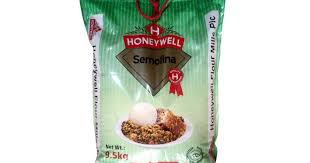 1 Pack of Honeywell semolina (9.5Kg)