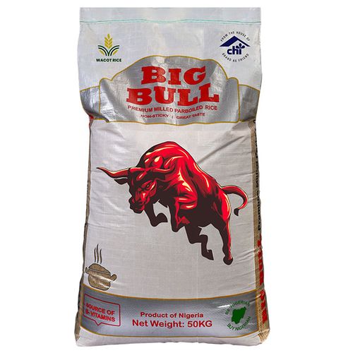 Big Bull Parboiled Rice 50kg