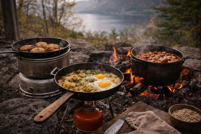 🍲 Mad i naturen: 10 retter du kan lave over Trangia, bål eller gasblus
