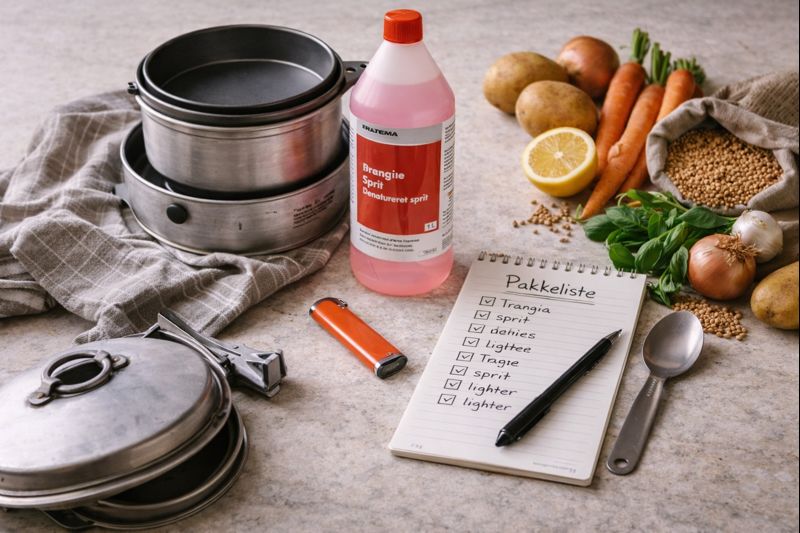 🎒 Pakkeliste til mad i naturen – sådan undgår du at glemme det vigtigste