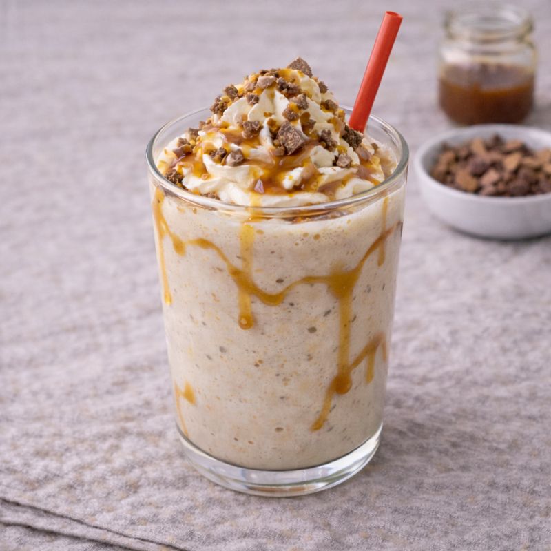 Daim karamel milkshake