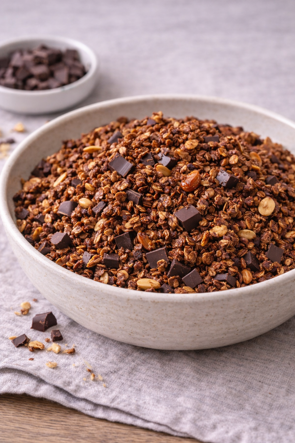 Hjemmelavet chokolade müsli