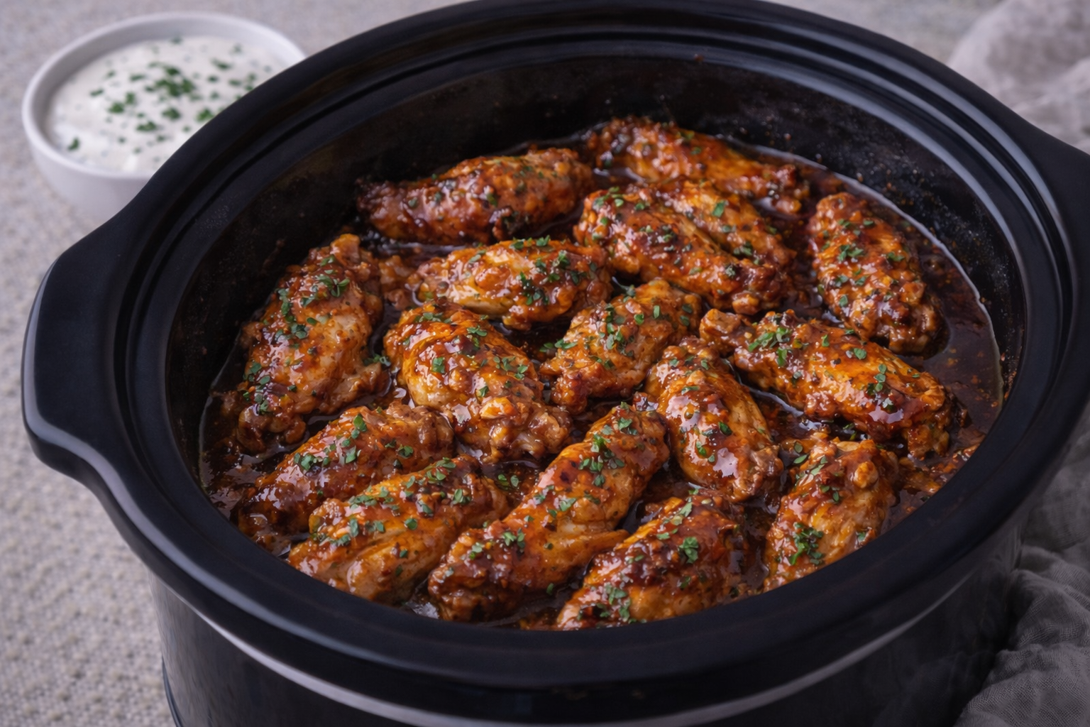 Slowcooker Buffalo Ranch vinger