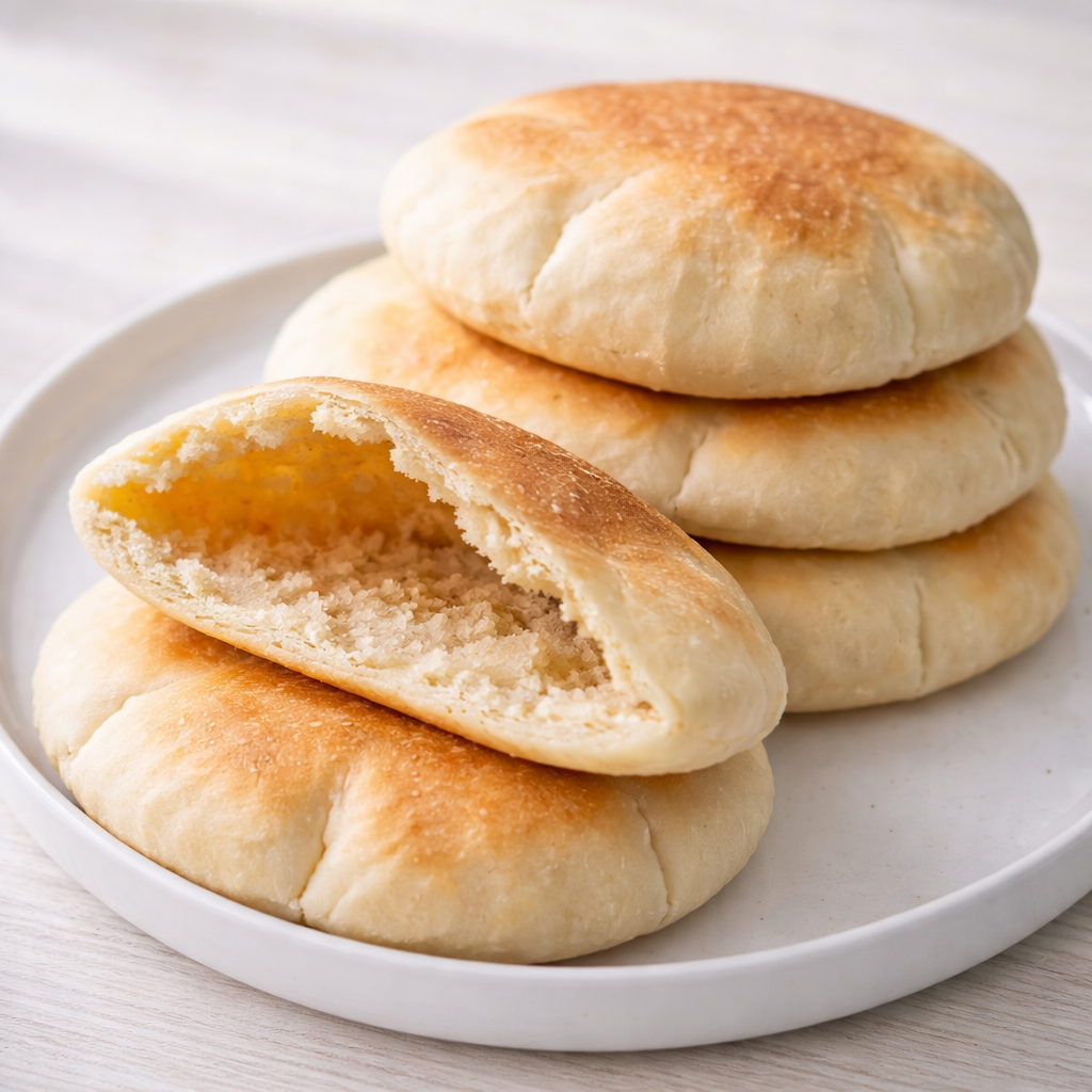 Hjemmelavede pitabrød