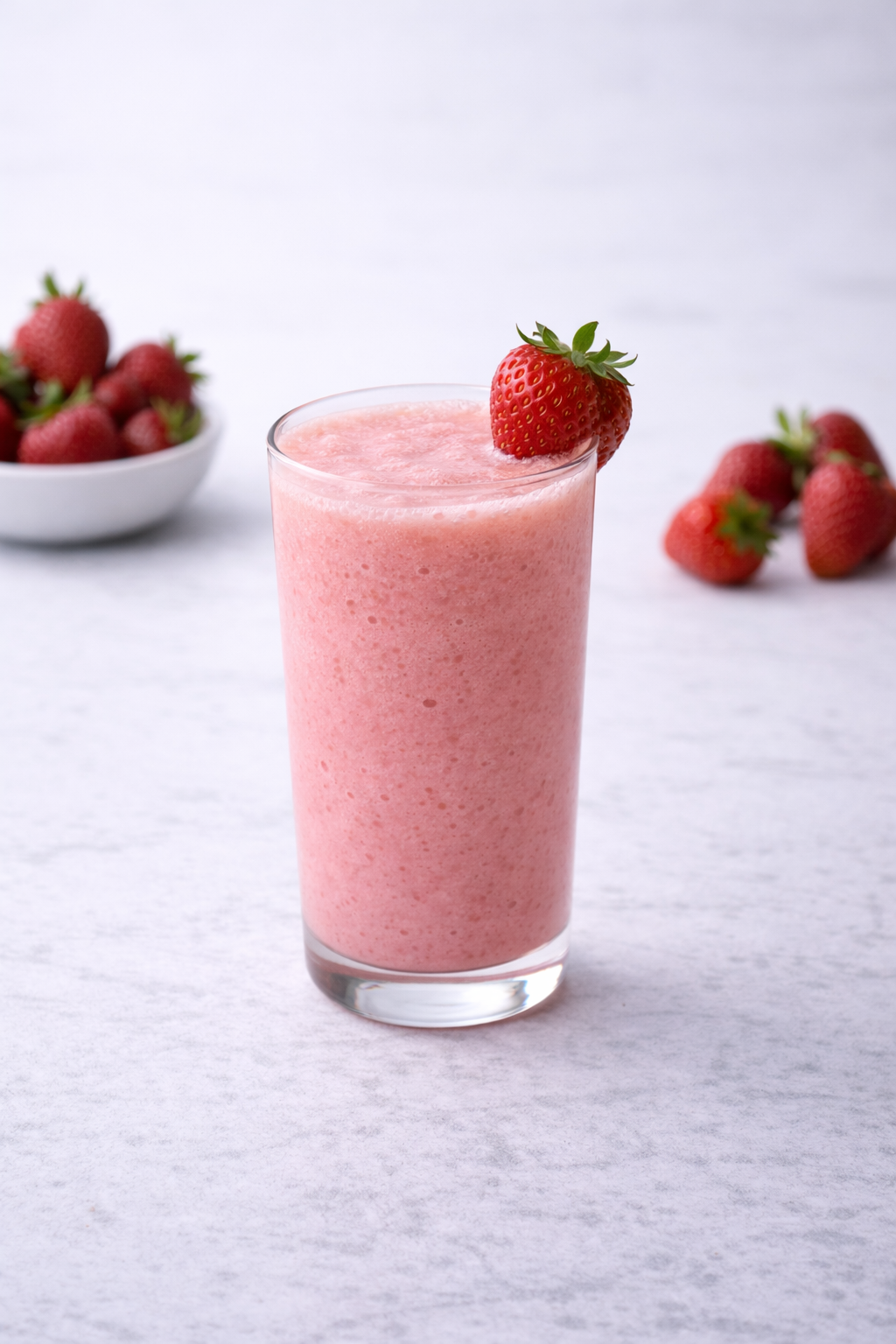 Koldskålssmoothie med jordbær